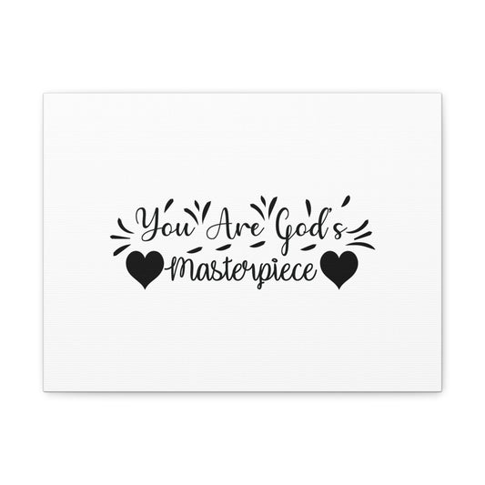 You Are God's Masterpiece Ephesians 2:10 Hearts Christian Wall Art Bible Verse Print Ready to Hang