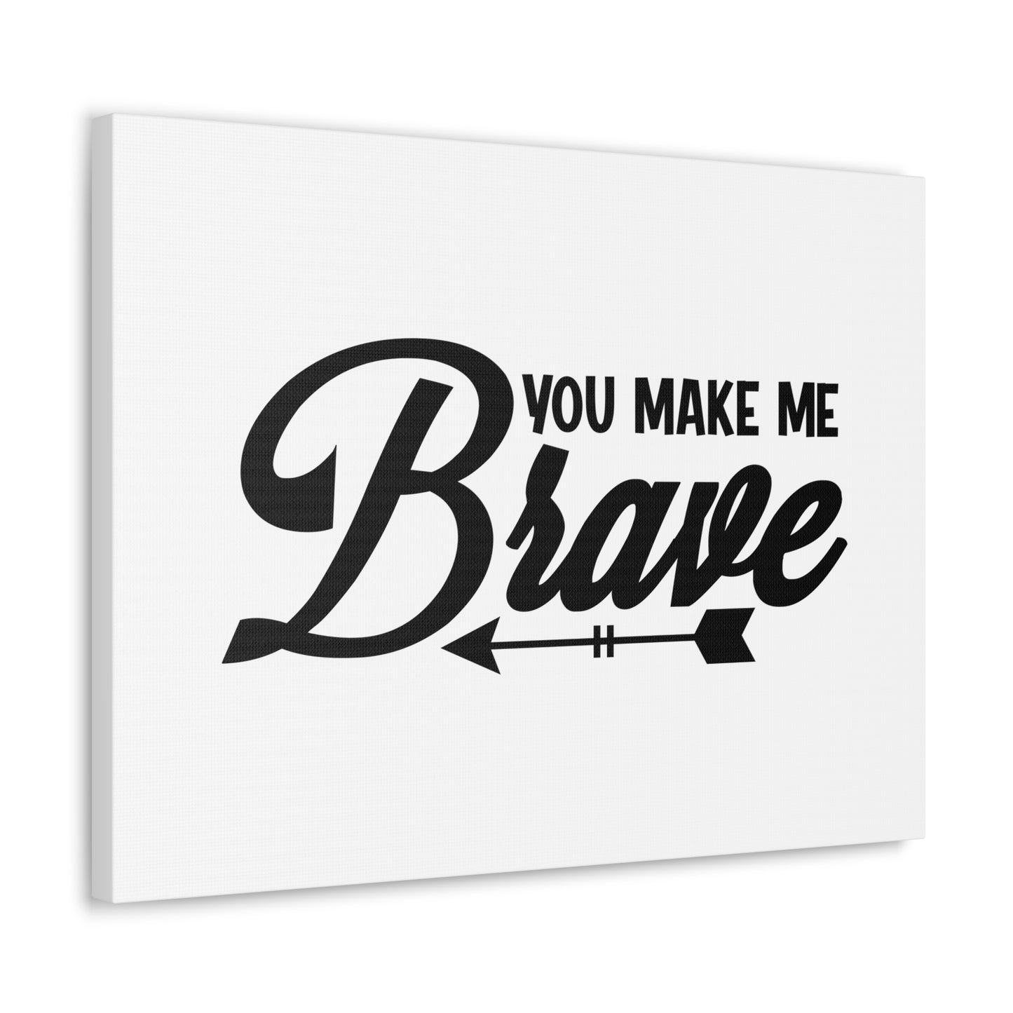 You Make Me Brave Philippians 4:13 Christian Wall Art Bible Verse Print Ready to Hang