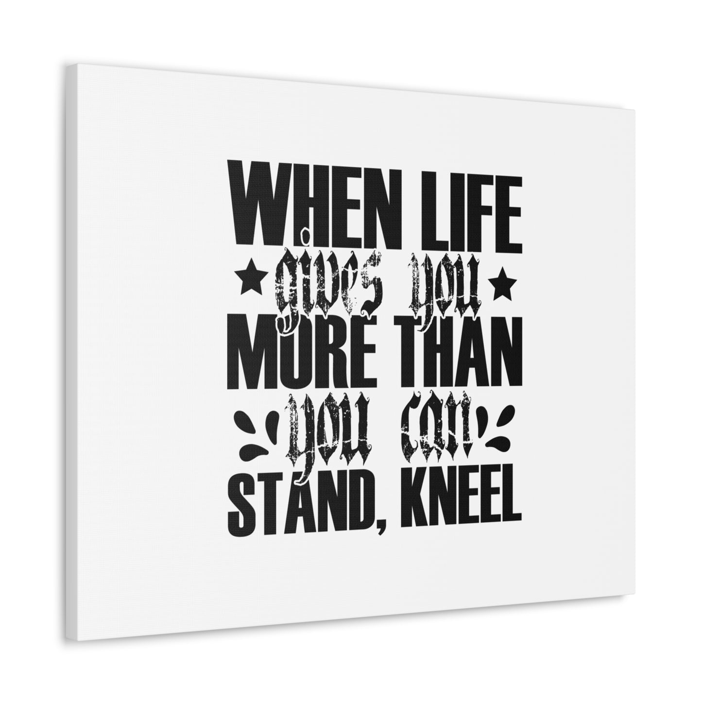 You Can Stand Romans 3:24 White Christian Wall Art Bible Verse Print Ready to Hang