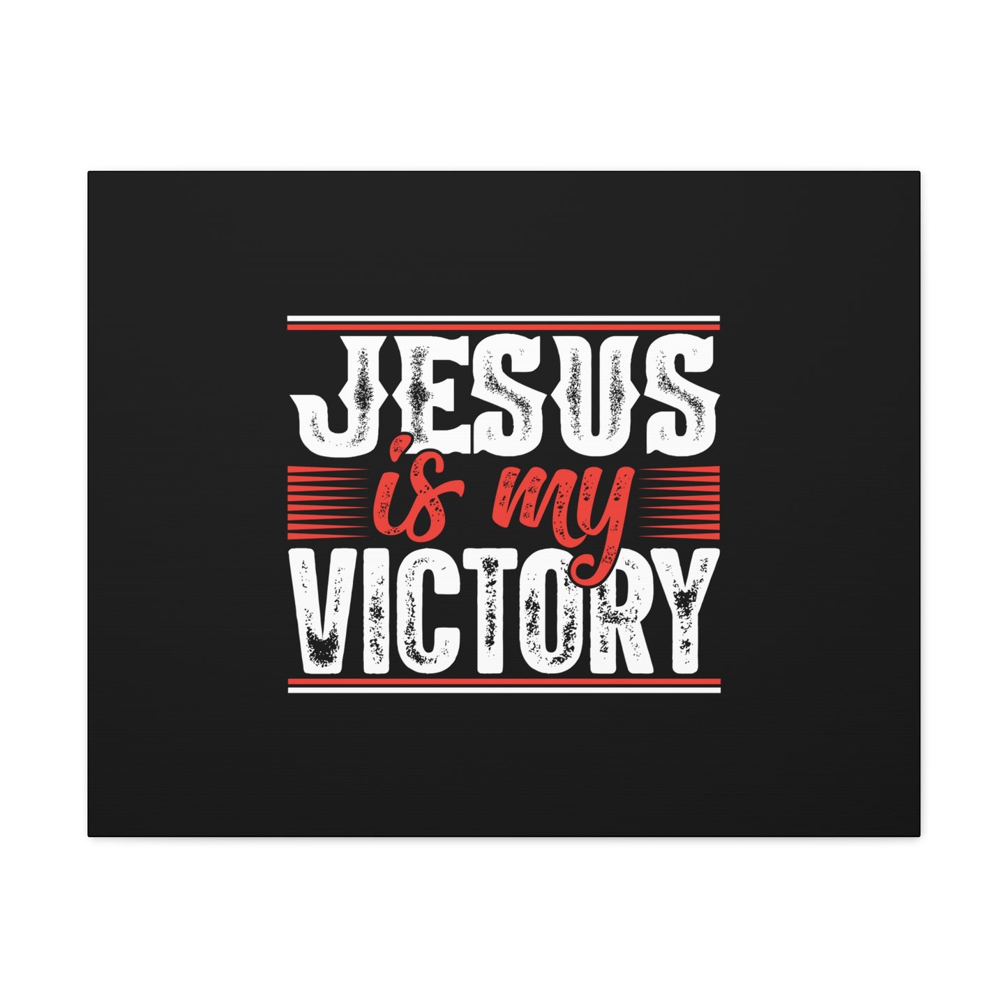 Jesus Is My Victory 1 Corinthians 15:57 Christian Wall Art Bible Verse Print Ready to Hang