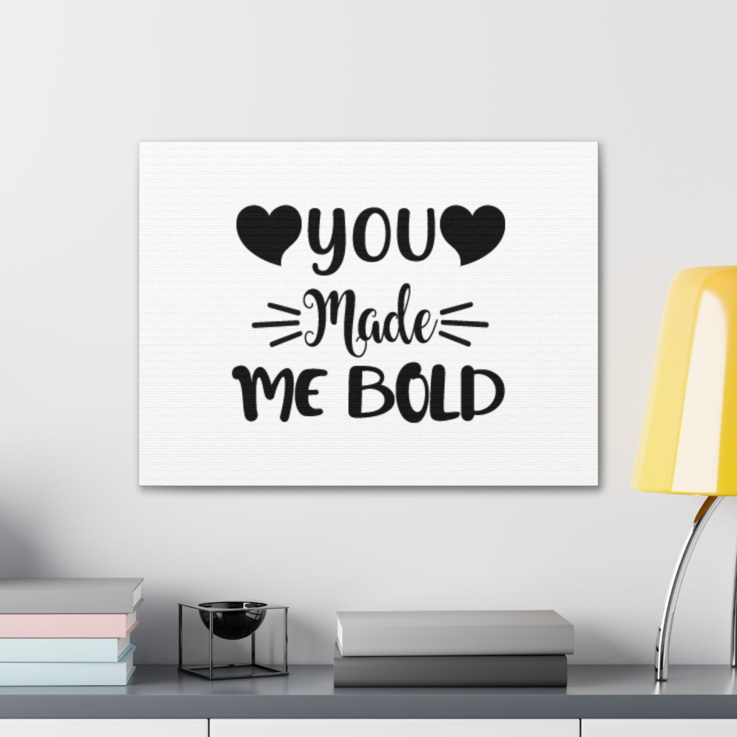 You Made Me Bold Psalms 138:3 Hearts Christian Wall Art Bible Verse Print Ready to Hang