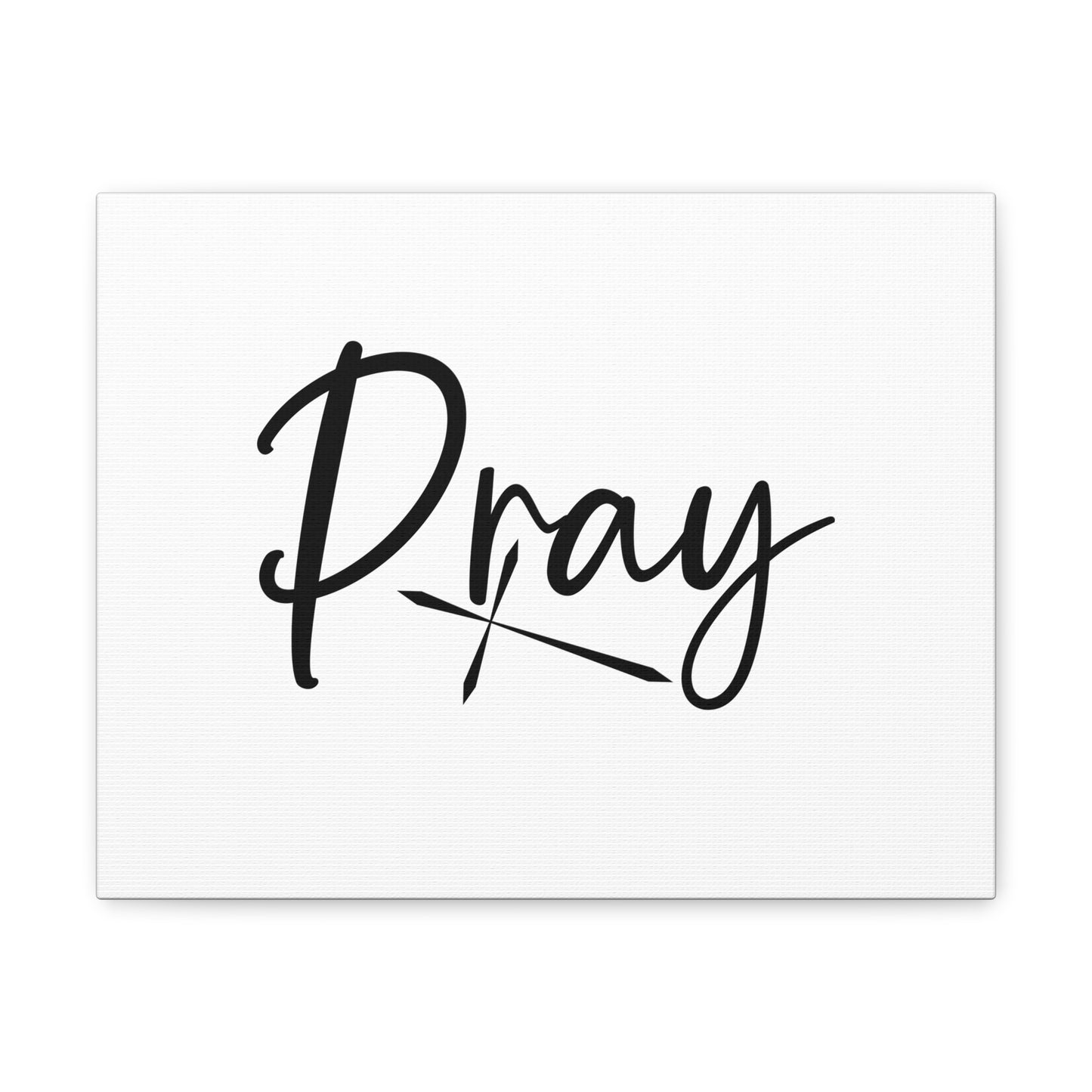 Pray 1 Thessalonians 5:17 Sharp Cross Christian Wall Art Bible Verse Print Ready to Hang