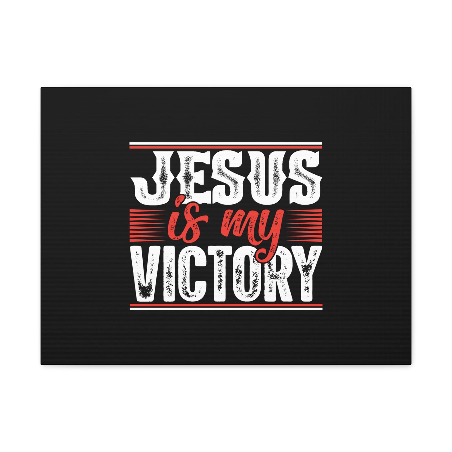 Jesus Is My Victory 1 Corinthians 15:57 Christian Wall Art Bible Verse Print Ready to Hang