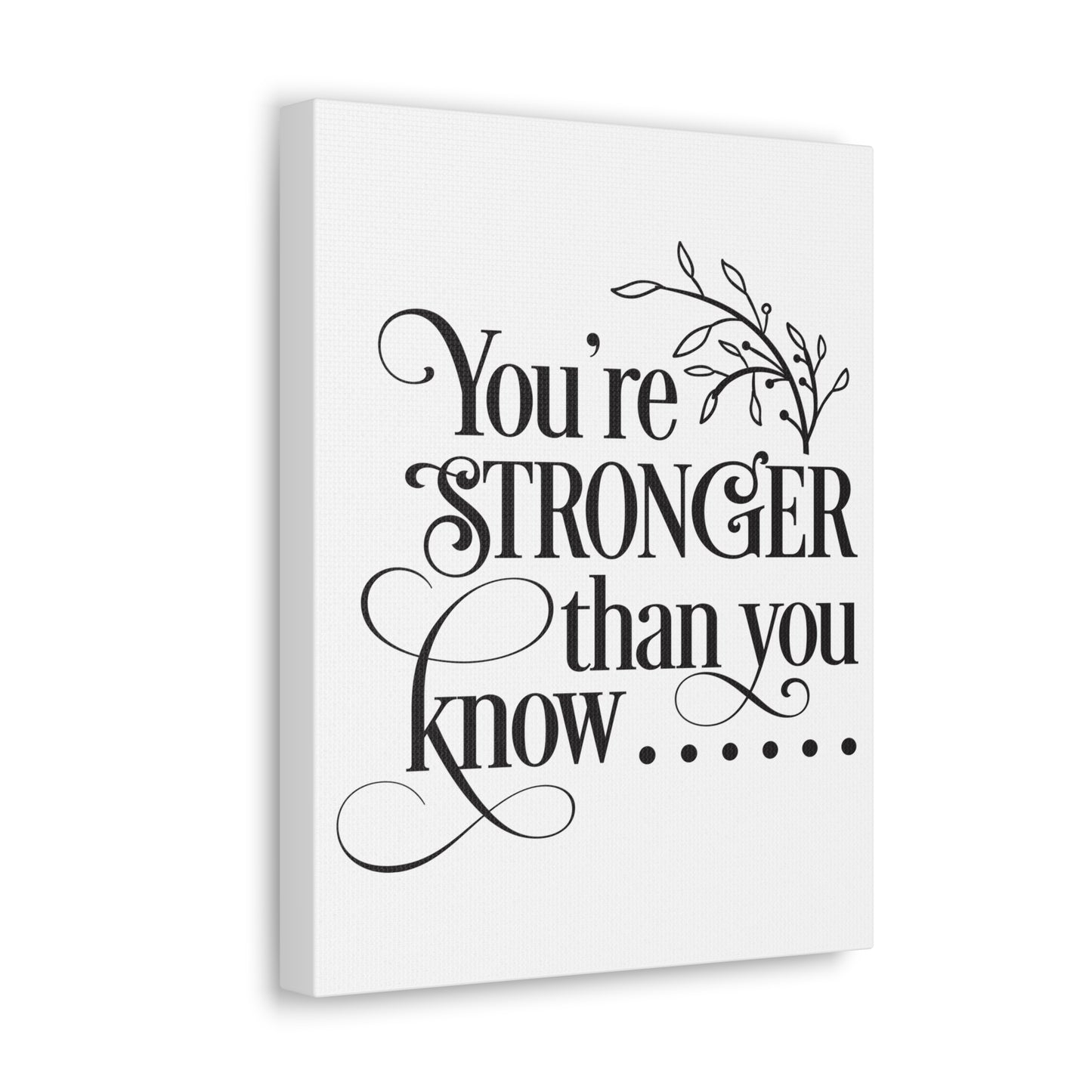 You're Stronger Than Isaiah 40:31 Christian Wall Art Print Ready to Hang