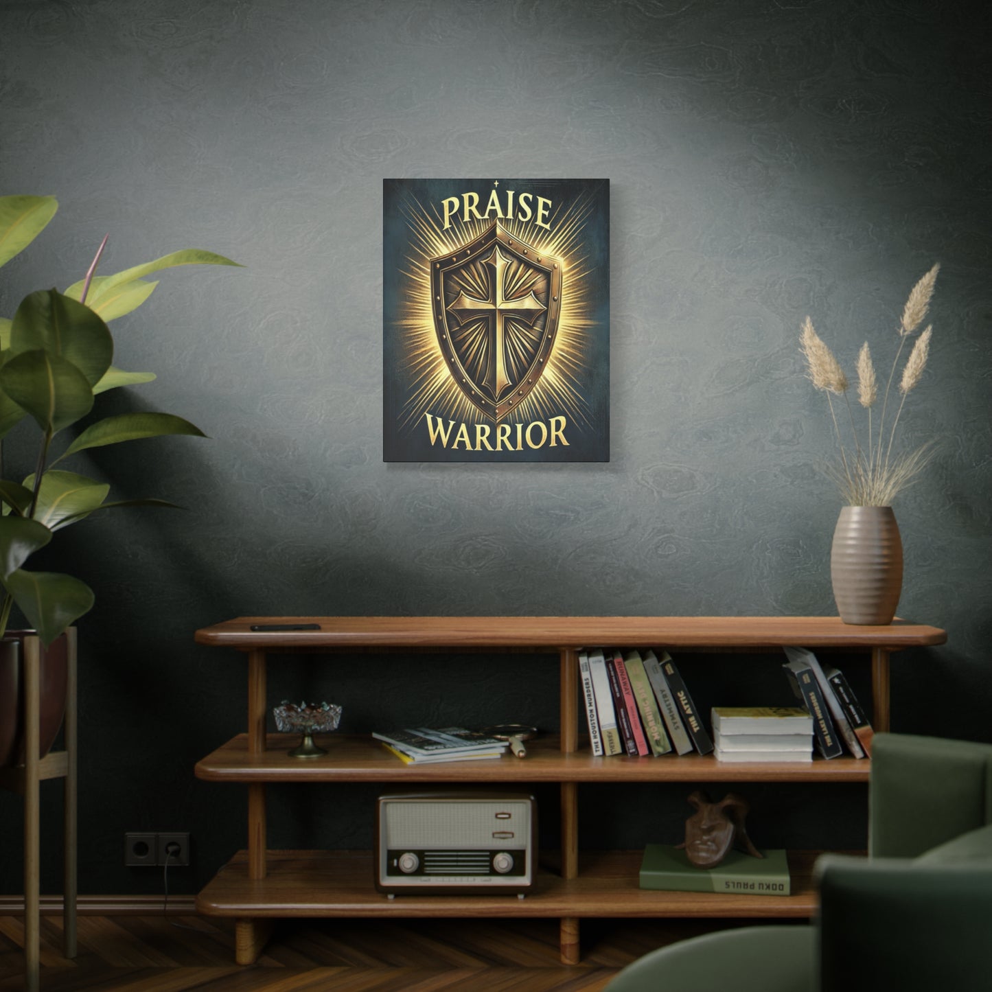Scripture Walls Praise Warrior Psalm 149 Bible Verse Canvas Christian Wall Art Ready to Hang Unframed