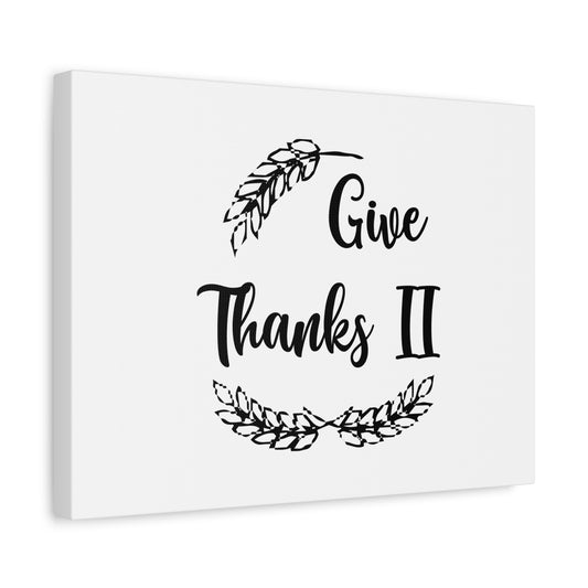 Scripture Canvas Give Thanks Psalm 7:17 Christian Wall Art Bible Verse Print Ready to Hang