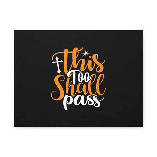 This Too Shall Pass 2 Corinthians 4:17 Christian Wall Art Bible Verse Print Ready to Hang