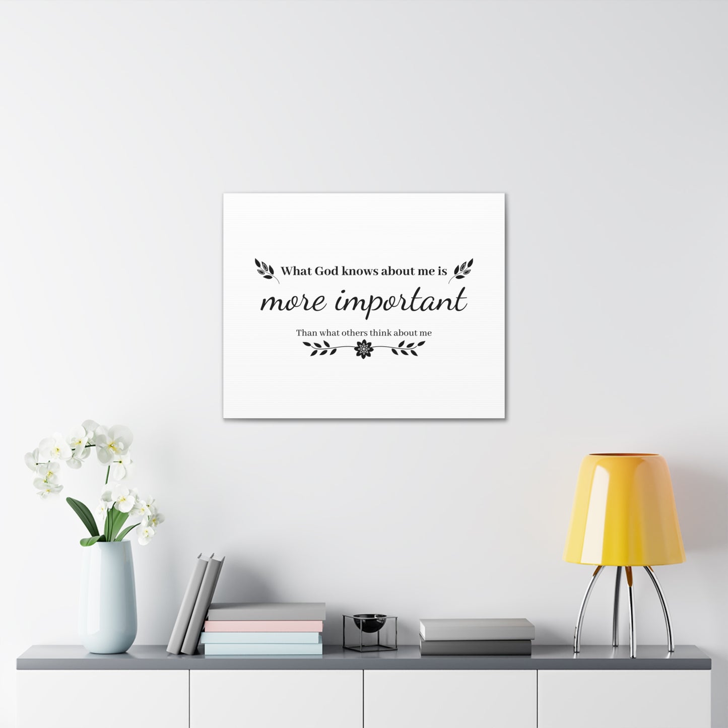 What God Knows About Me Is More Important Jeremiah 29:11 Christian Wall Art Bible Verse Print Ready to Hang