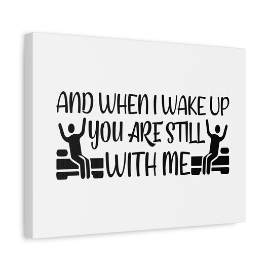 Scripture Canvas You Are Still With Me Psalm 139:18 Christian Wall Art Bible Verse Print Ready to Hang