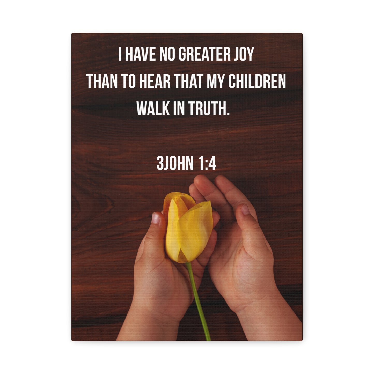 Walk In Truth 3 John 1:4 Christian Wall Art Bible Verse Print Ready to Hang