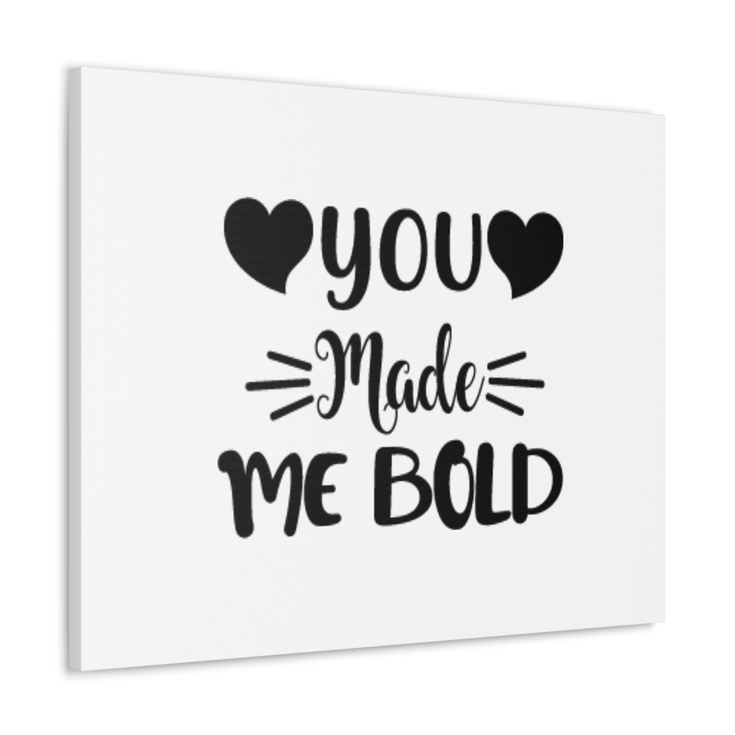 You Made Me Bold Psalms 138:3 Hearts Christian Wall Art Bible Verse Print Ready to Hang