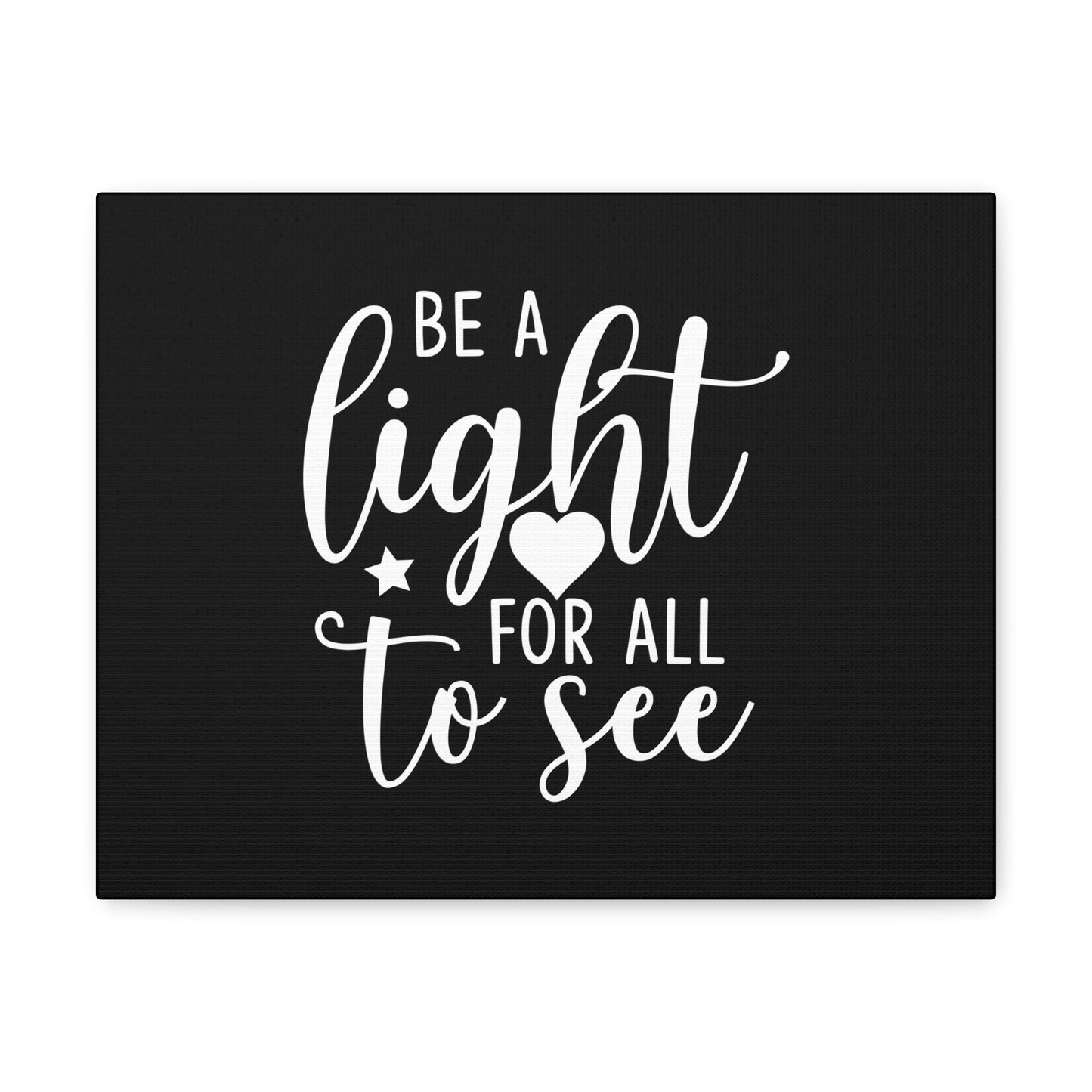 Be A Light For All To See Matthew 5:16 Christian Wall Art Bible Verse Print Ready to Hang