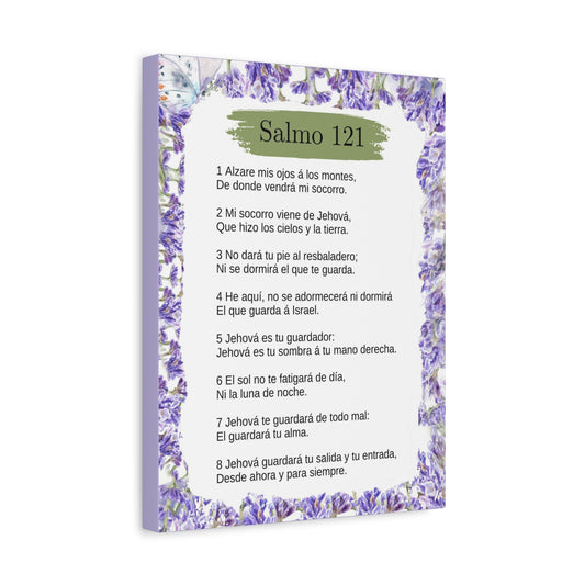 Salmo 121 Impresion De Arte Crist en Pared Lista Para Colgar in Spanish Ready to Hang Bible Canvas Unframed