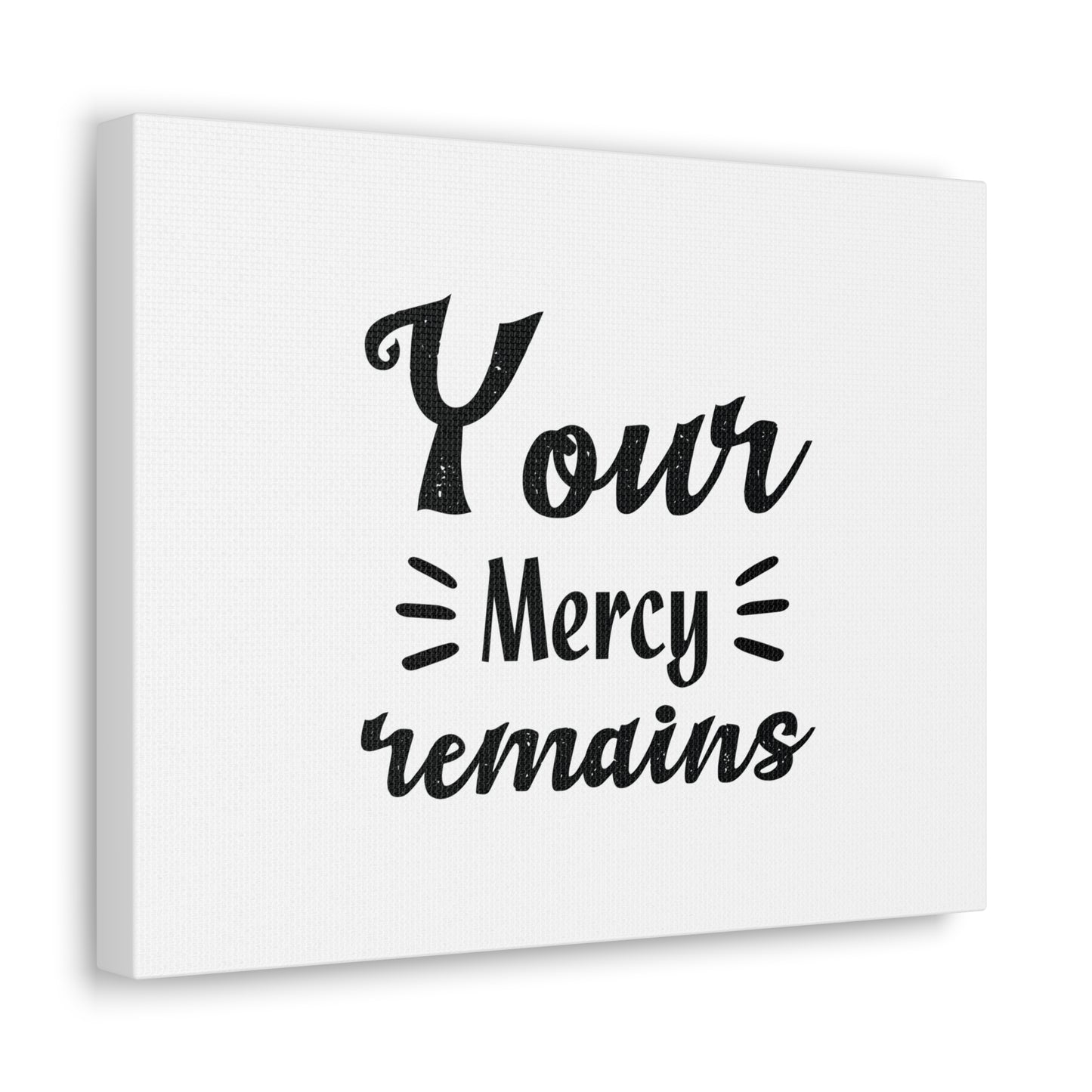 Your Mercy Remains Psalm 25:10 Christian Wall Art Bible Verse Print Ready to Hang