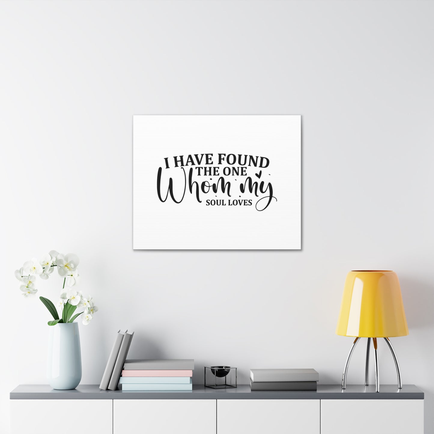 Found The One Song Of Solomon 3:4 Christian Wall Art Bible Verse Print Ready to Hang