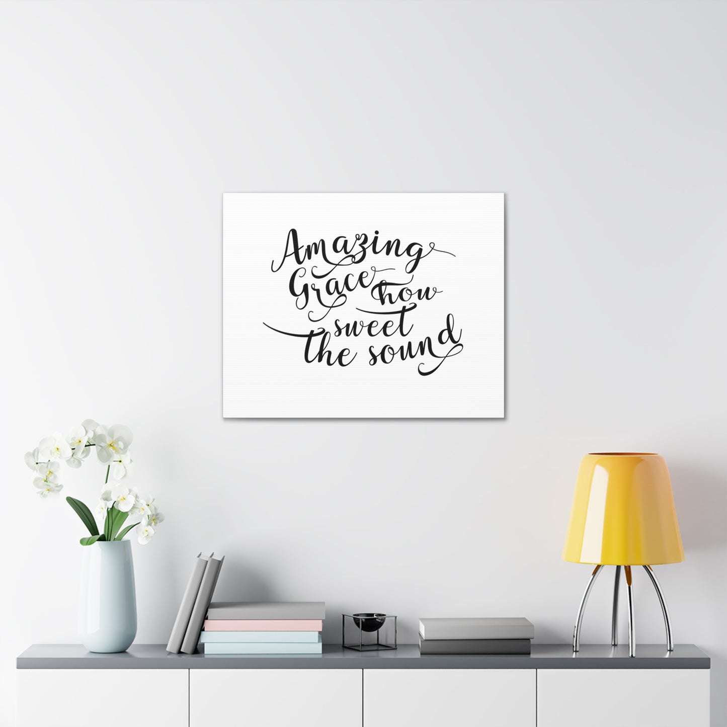 Thou Sweet The Sound Hebrews 4:16 Christian Wall Art Bible Verse Print Ready to Hang