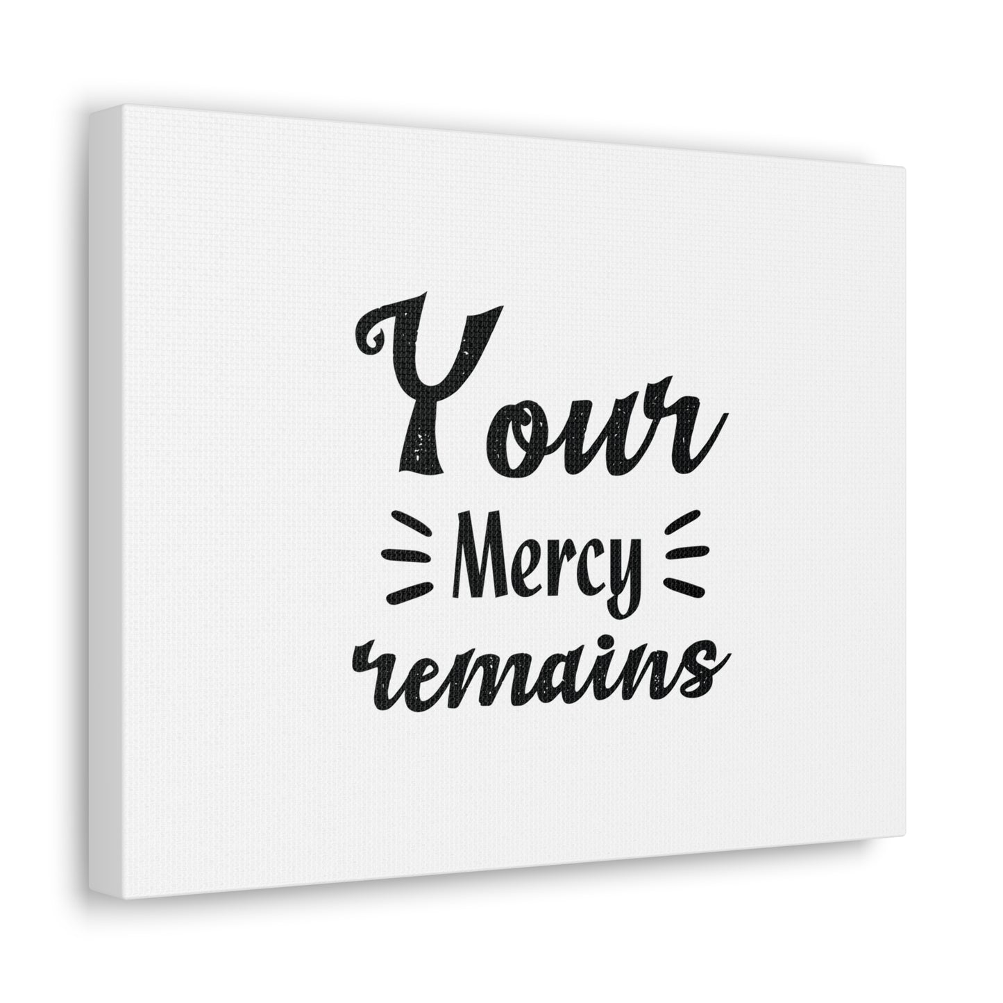 Your Mercy Remains Titus 3:5 Christian Wall Art Bible Verse Print Ready to Hang