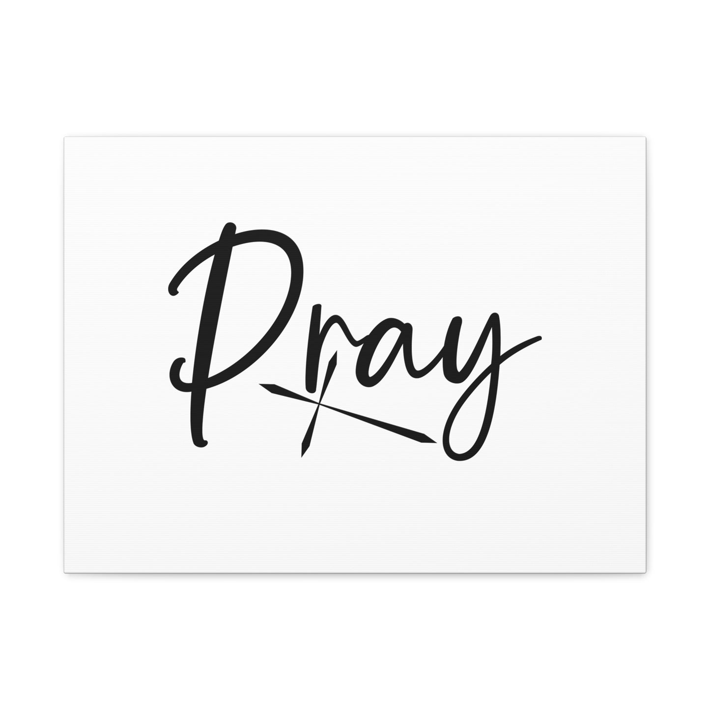 Pray 1 Thessalonians 5:17 Sharp Cross Christian Wall Art Bible Verse Print Ready to Hang