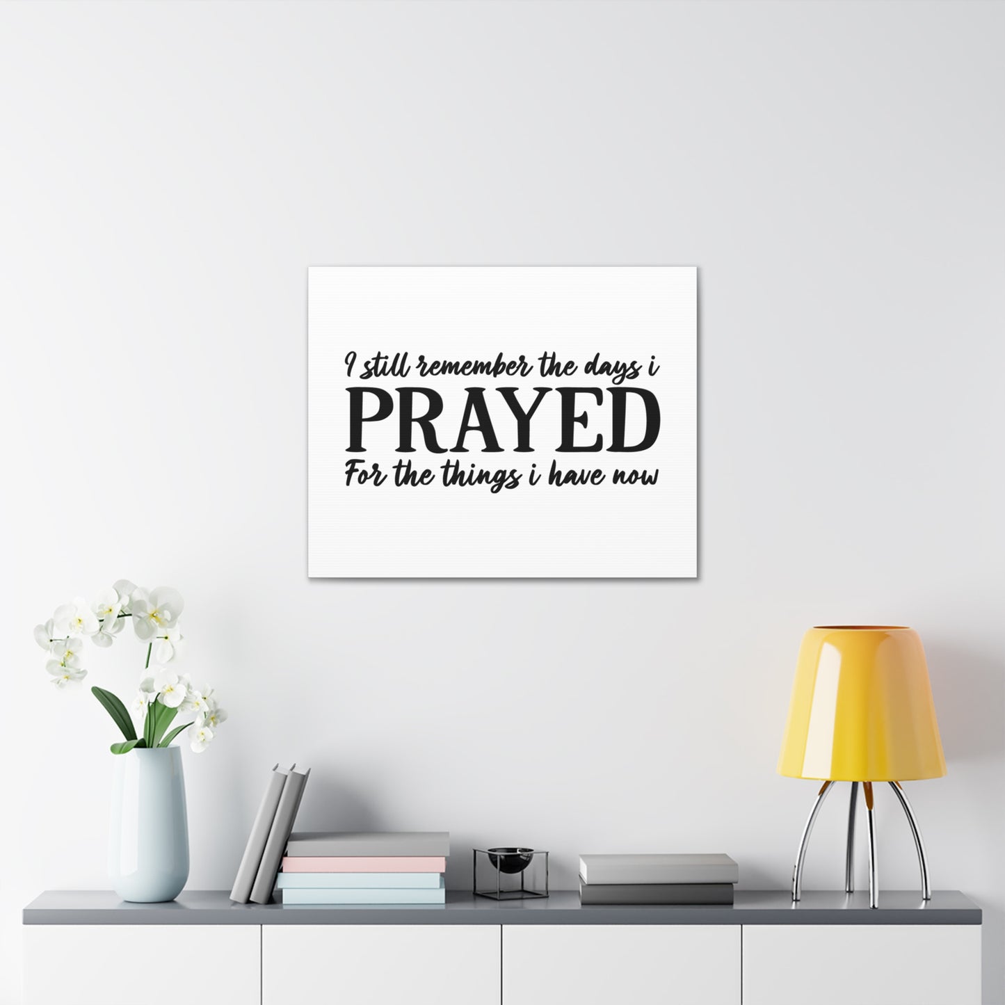 Prayed For The Things Mark 11:24 Christian Wall Art Bible Verse Print Ready to Hang