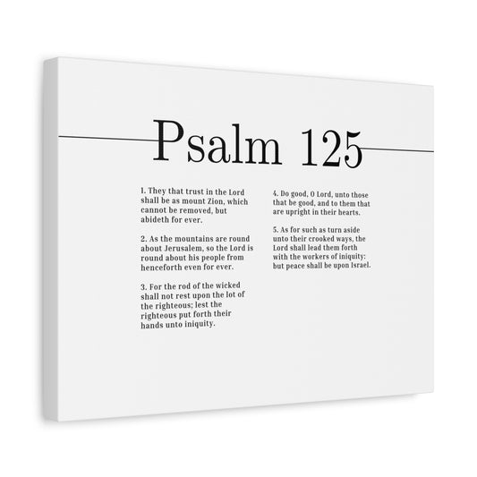 Scripture Canvas Do Good, O Lord Psalm 125 Christian Wall Art Bible Verse Print Ready to Hang