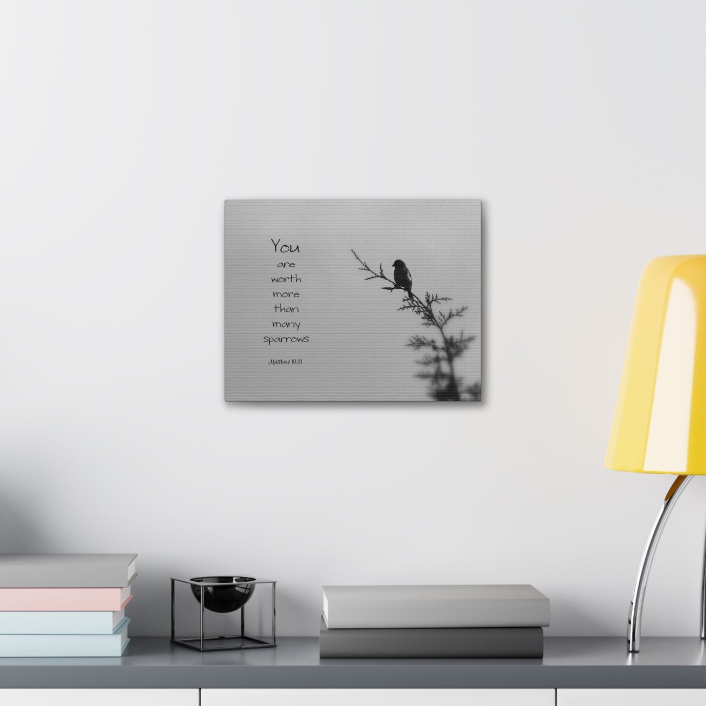 You Are Worth Matthew 10:31 Bible Verse Canvas Christian Wall Art Bible Verse Print Ready To Hang