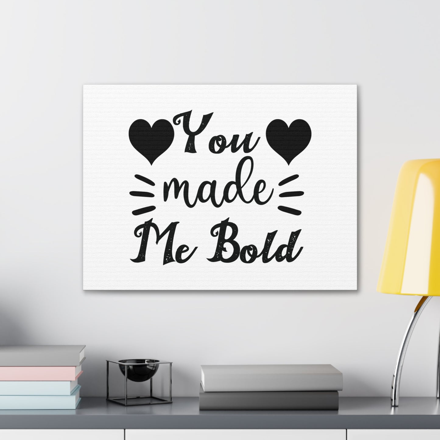 You Made Me Bold Psalm 138:3 Heart Christian Wall Art Bible Verse Print Ready to Hang