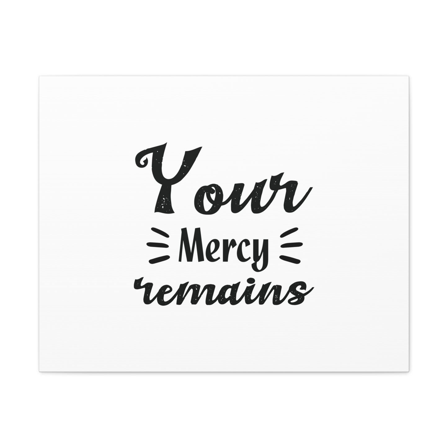 Your Mercy Remains Titus 3:5 Christian Wall Art Bible Verse Print Ready to Hang