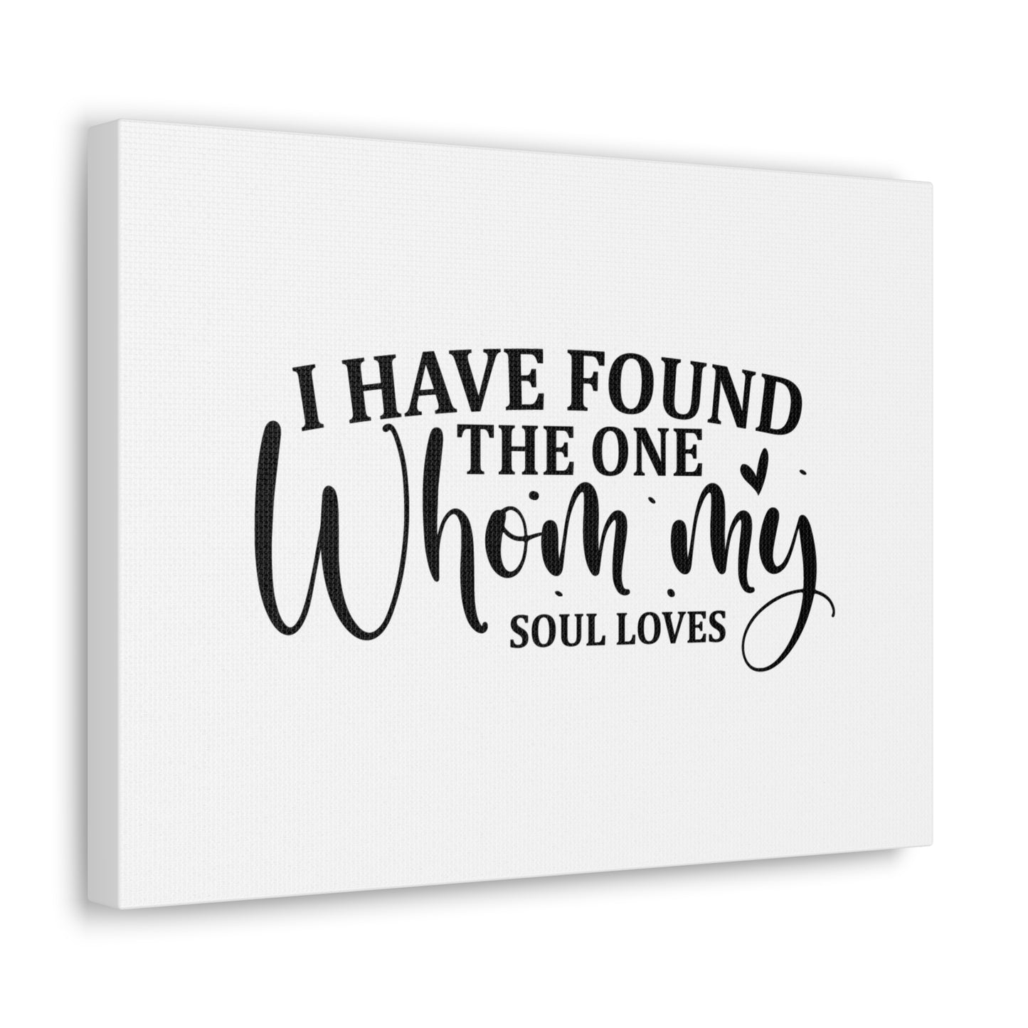 Found The One Song Of Solomon 3:4 Christian Wall Art Bible Verse Print Ready to Hang
