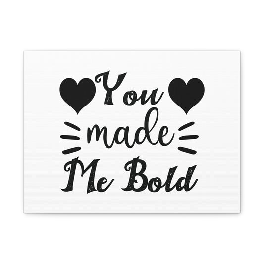 You Made Me Bold Psalm 138:3 Heart Christian Wall Art Bible Verse Print Ready to Hang
