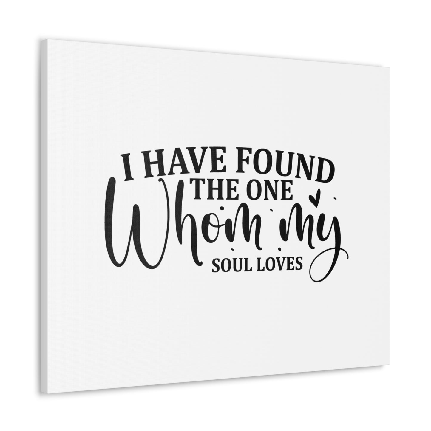 Found The One Song Of Solomon 3:4 Christian Wall Art Bible Verse Print Ready to Hang