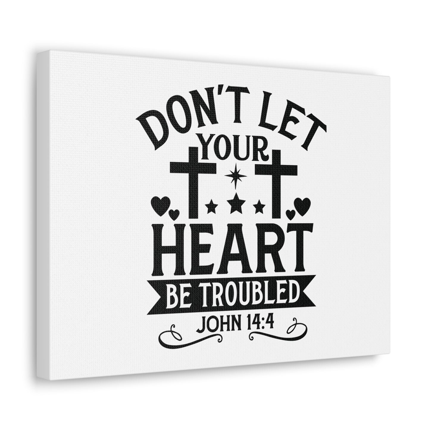Your Heart John 14:4 Stars Bible Verse Canvas Christian Wall Art Ready to Hang