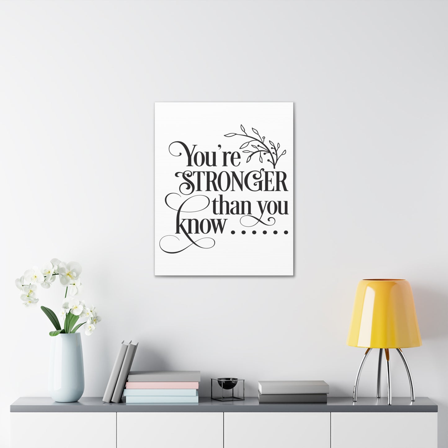 You're Stronger Than Isaiah 40:31 Christian Wall Art Print Ready to Hang