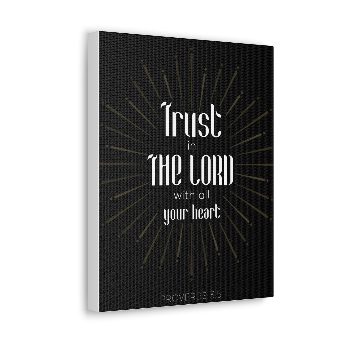 Trust In The Lord Proverbs 3:5 Christian Wall Art Bible Verse Print Ready To Hang