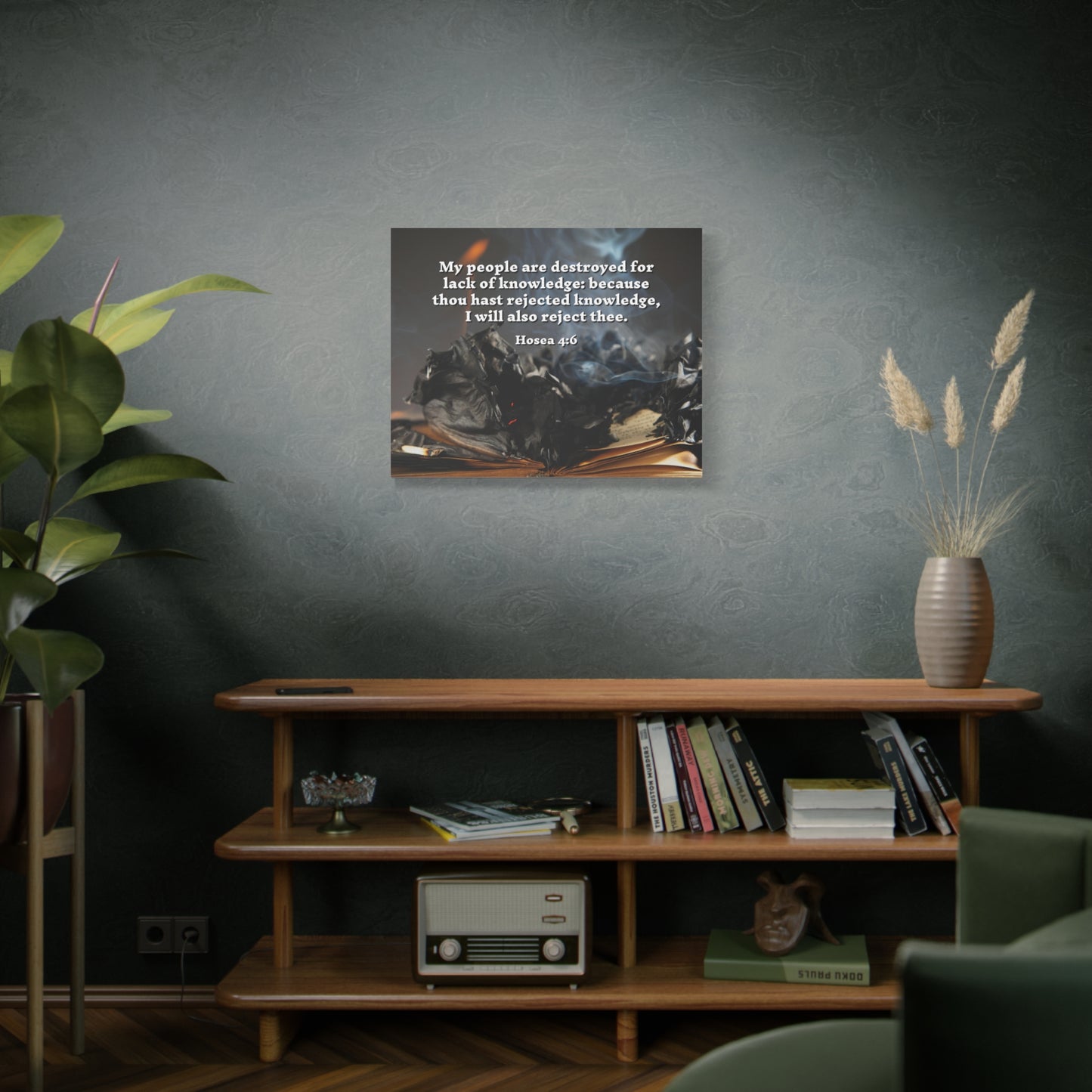 Scripture Walls My People Hosea 4:6 Bible Verse Canvas Christian Wall Art Ready to Hang