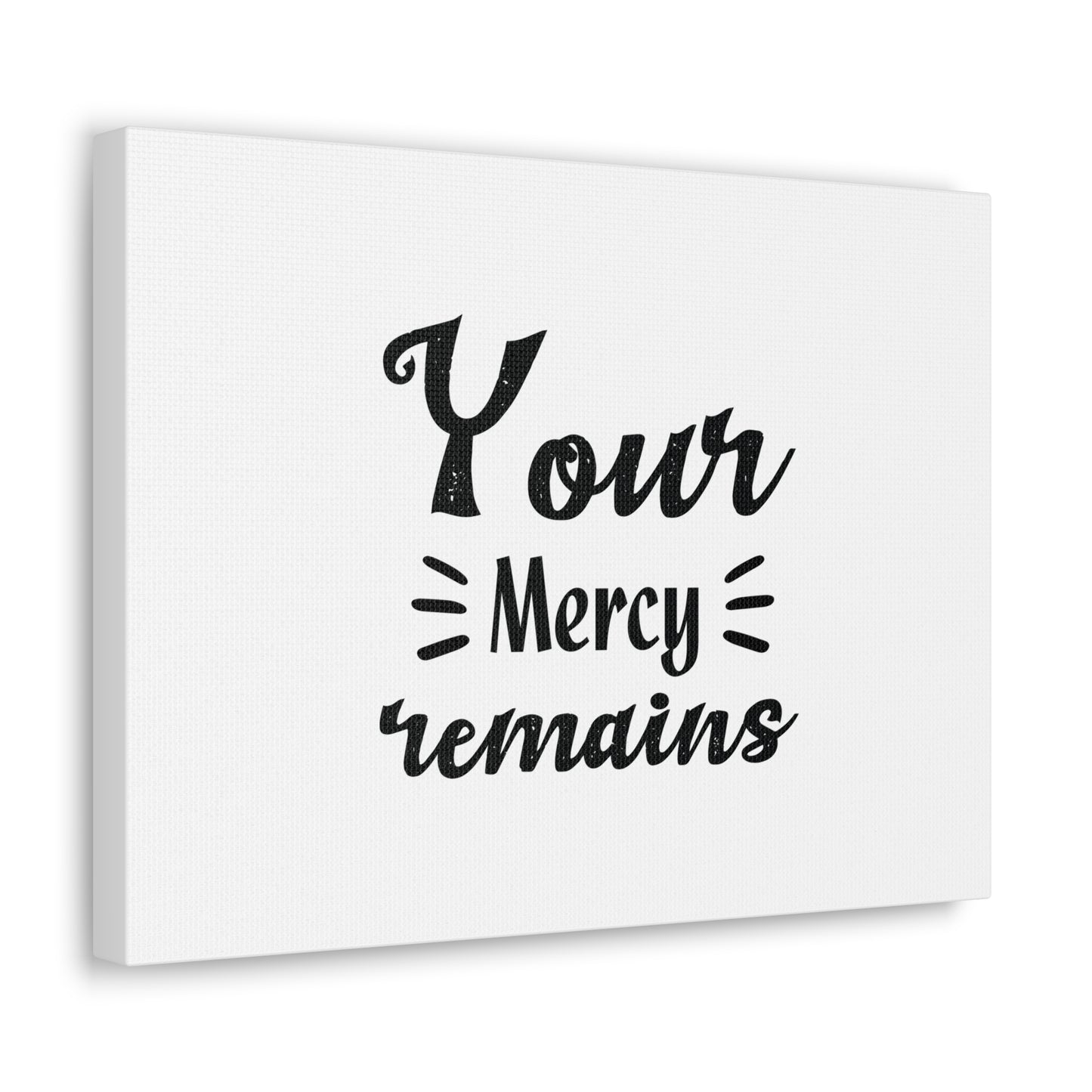 Your Mercy Remains Titus 3:5 Christian Wall Art Bible Verse Print Ready to Hang
