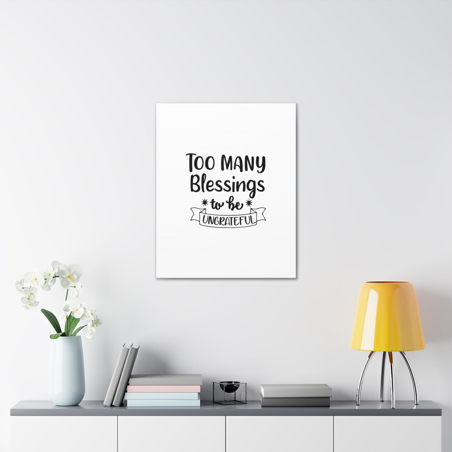 Too Many Blessings James 1:17 Christian Wall Art Bible Verse Print Ready to Hang