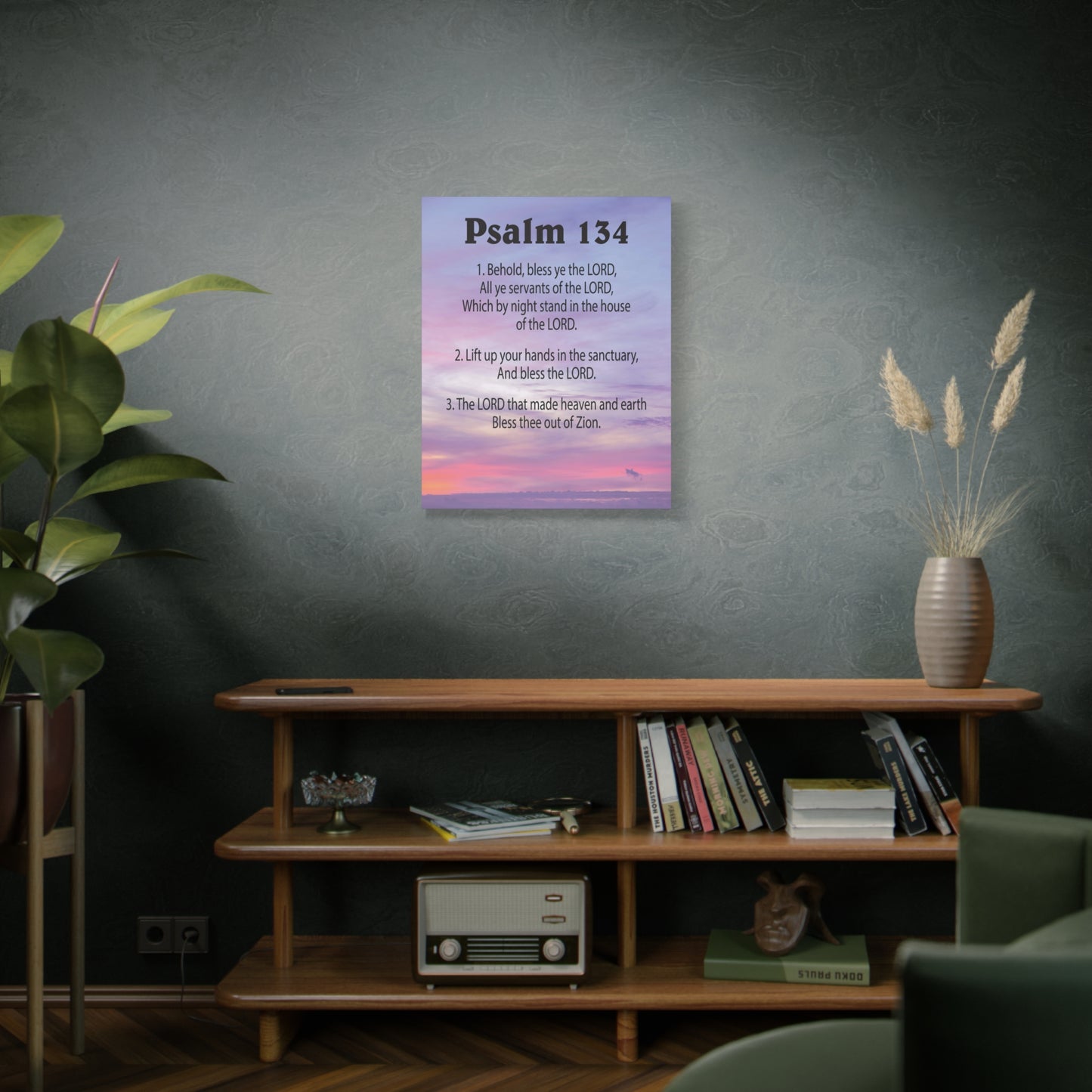 Scripture Walls House of The Lord Psalm 134:3 Bible Verse Canvas Christian Wall Art Ready to Hang