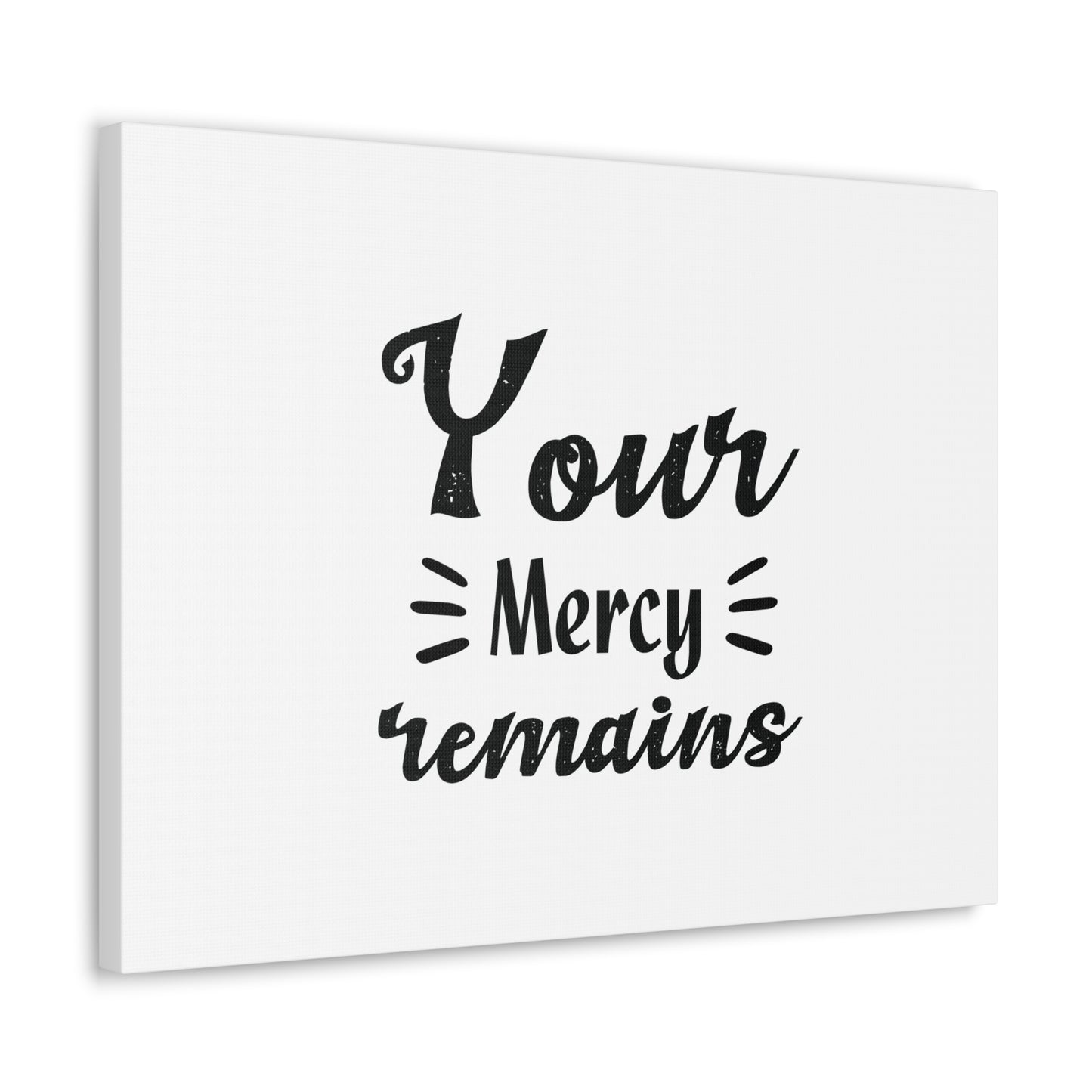 Your Mercy Remains Titus 3:5 Christian Wall Art Bible Verse Print Ready to Hang
