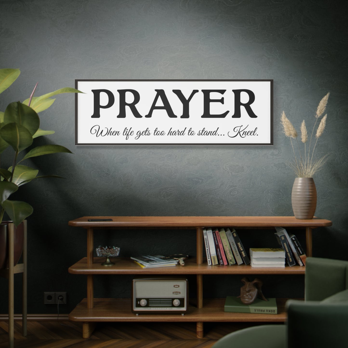 Scripture Walls Prayer White Bible Verse Canvas Christian Wall Art Ready to Hang Unframed