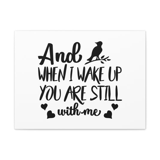 You Are Still With Me Exodus 14:14 Christian Wall Art Bible Verse Print Ready to Hang