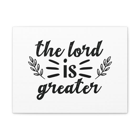 The Lord Is Greater 1 John 1:5 Christian Wall Art Bible Verse Print Ready to Hang