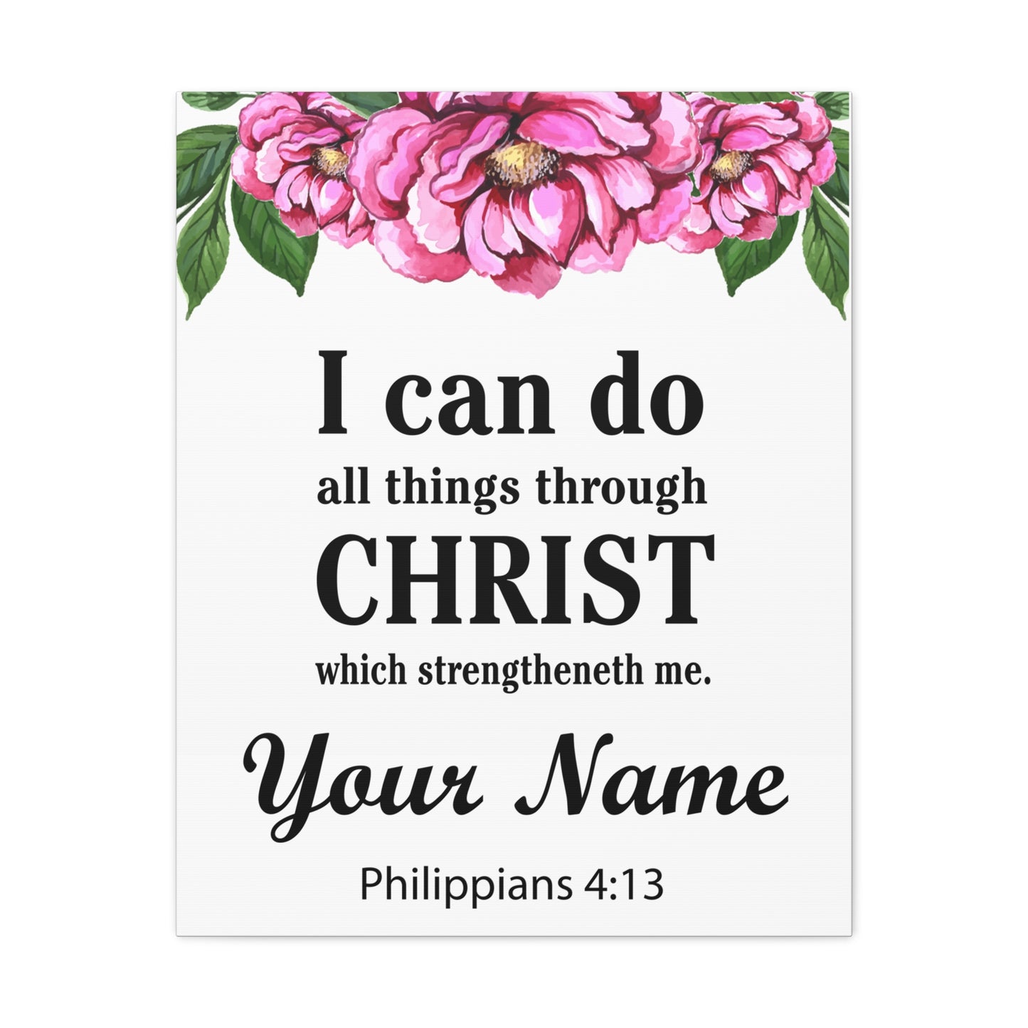 Personalized Philippians 4:13