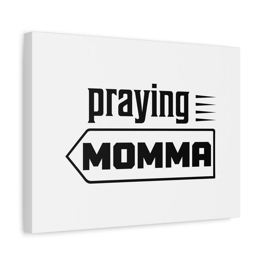 Scripture Canvas Praying Momma Psalm 139:13 Christian Wall Art Bible Verse Print Ready to Hang