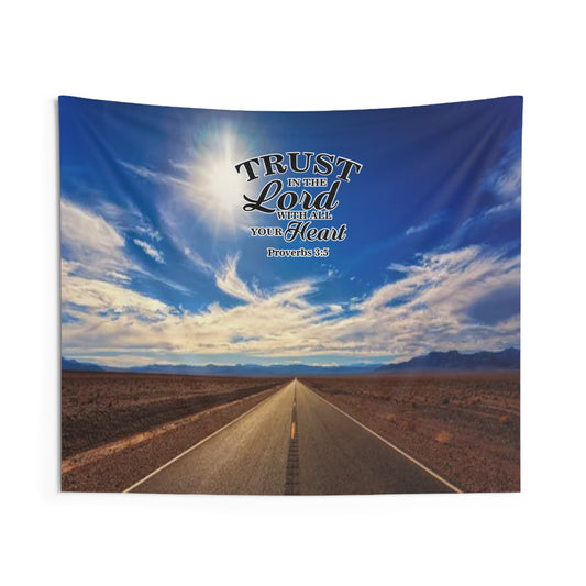 Trust in the Lord Wall Hanging Tapestry
