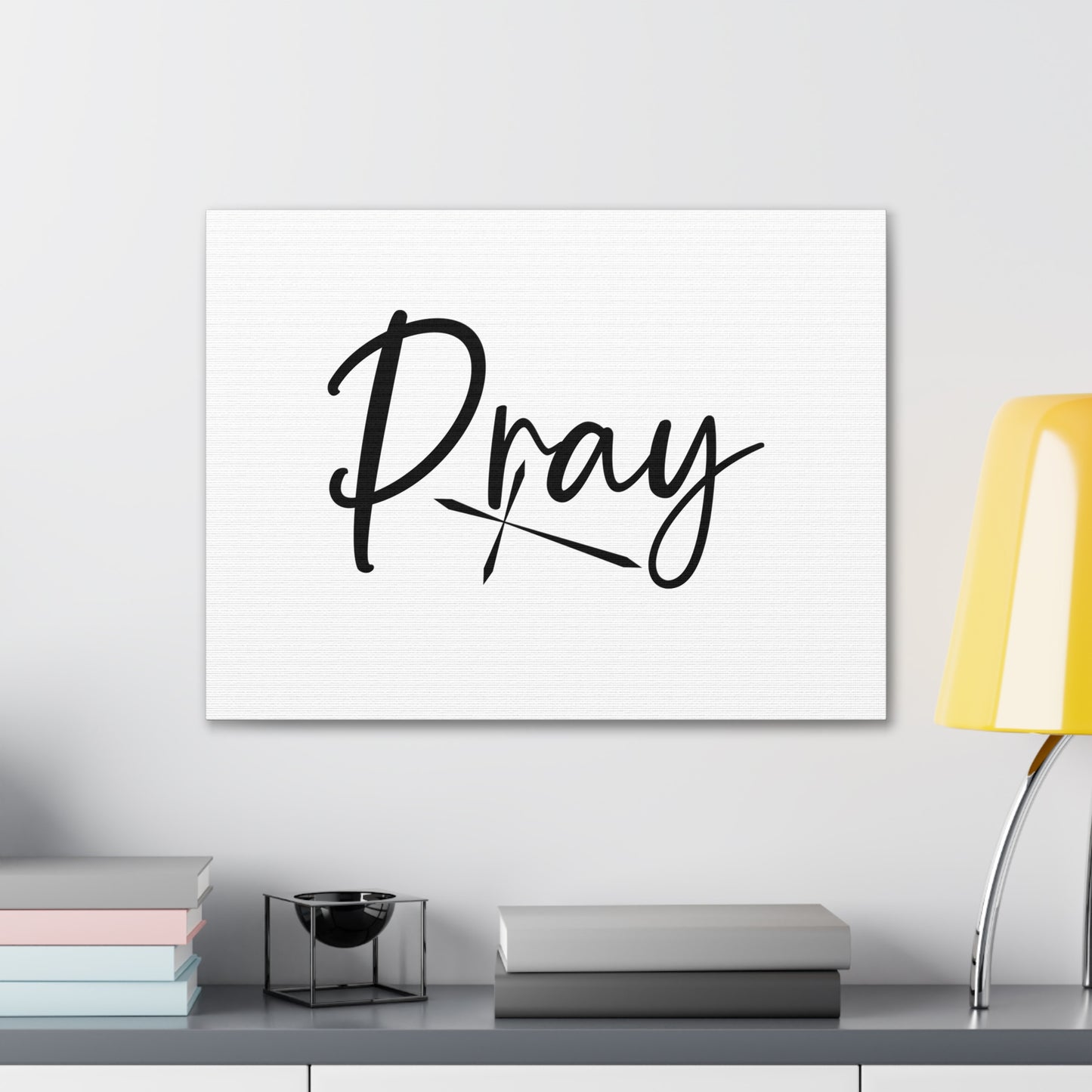 Pray 1 Thessalonians 5:17 Sharp Cross Christian Wall Art Bible Verse Print Ready to Hang