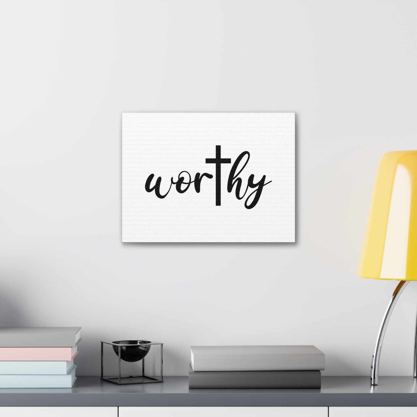 Worthy Ephesians 4:1 Christian Wall Art Bible Verse Print Ready to Hang
