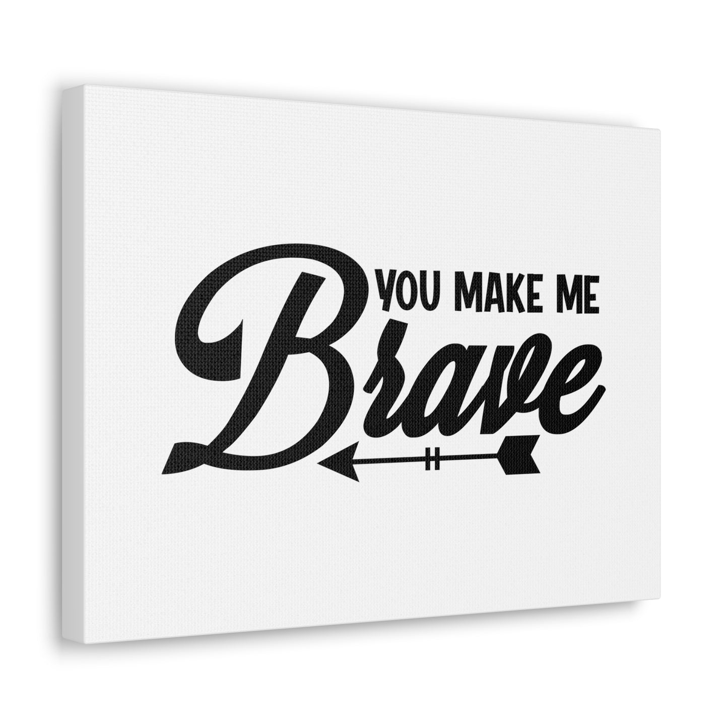 You Make Me Brave Philippians 4:13 Christian Wall Art Bible Verse Print Ready to Hang