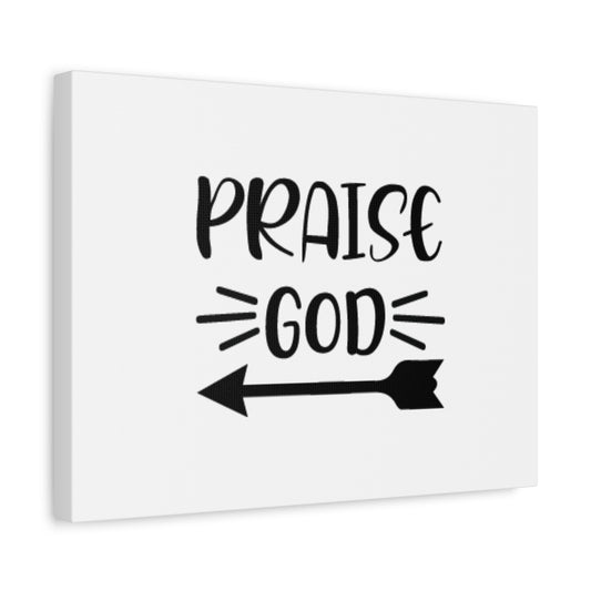 Scripture Canvas Praise God Psalm 28:7 Christian Wall Art Bible Verse Print Ready to Hang