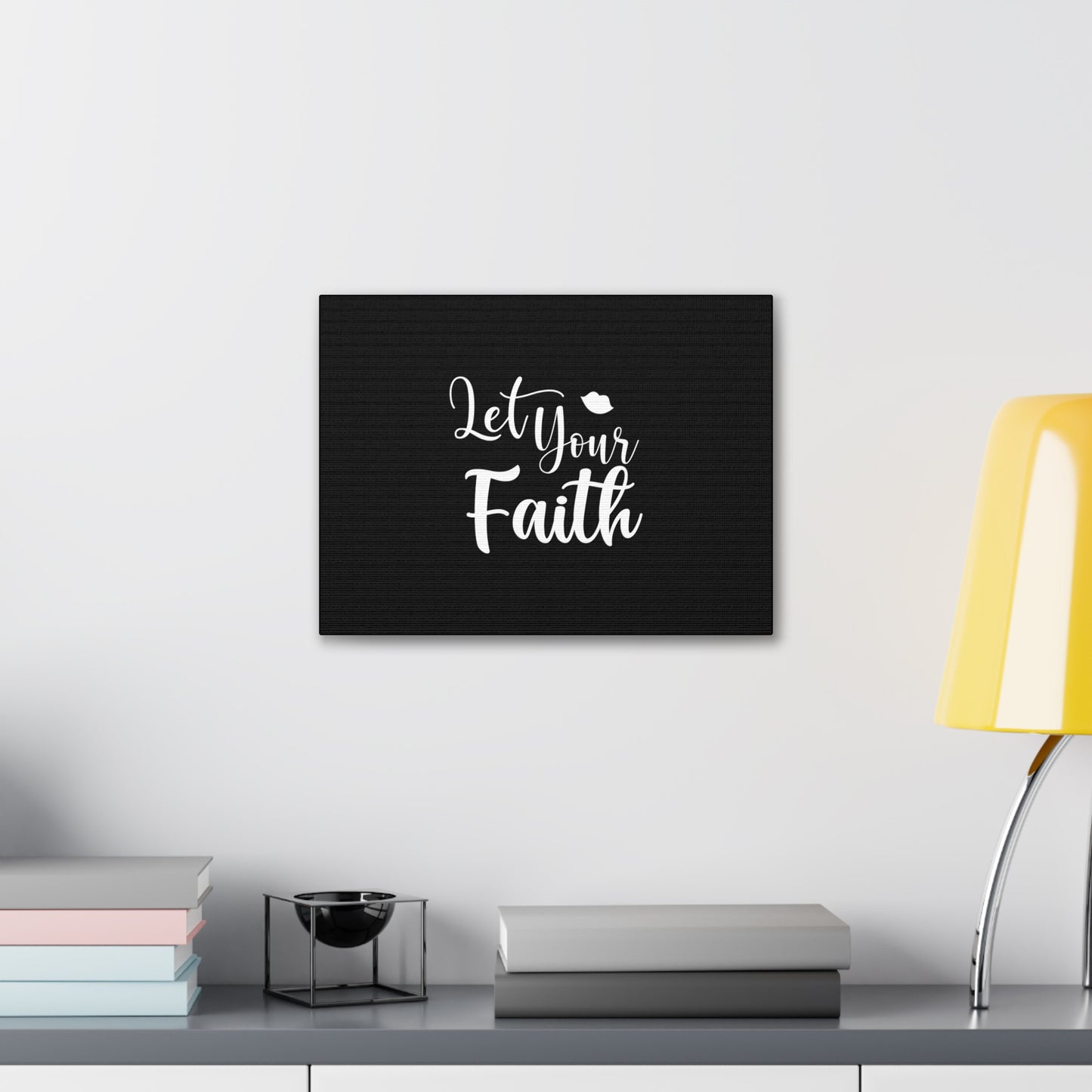 Let Your Faith John 7:38 Christian Wall Art Bible Verse Print Ready to Hang