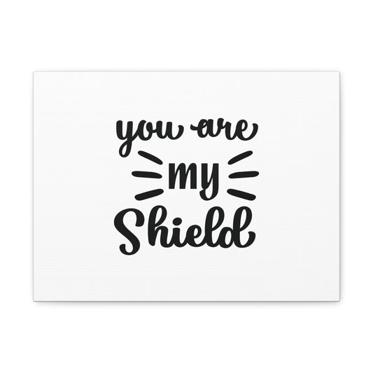 You Are My Shield Psalm 3:3 Christian Wall Art Bible Verse Print Ready to Hang